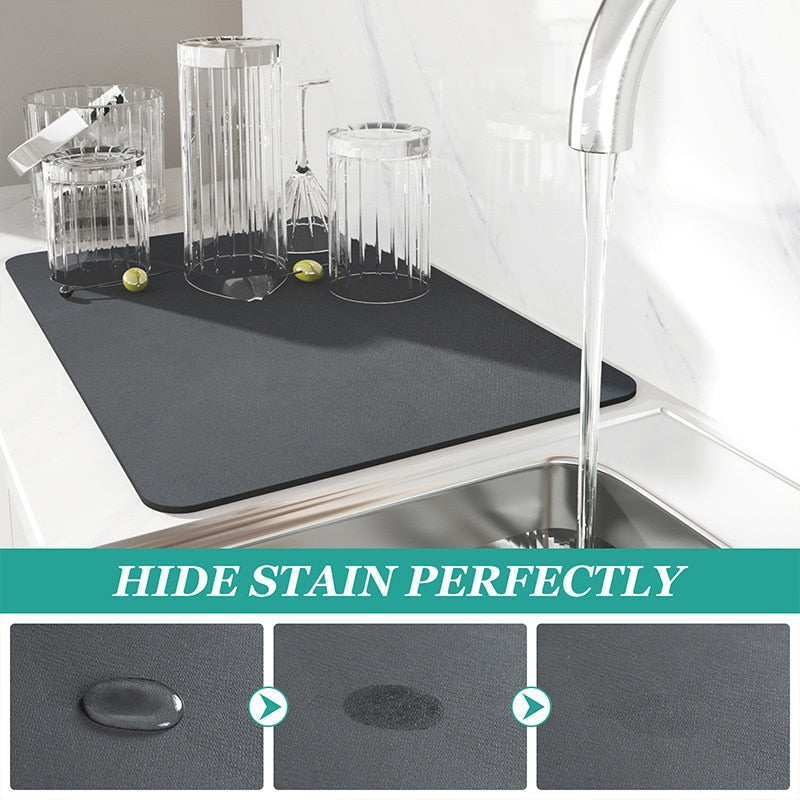 Absorbent Kitchen Mat | Quick Dry & Durable - Hermes Kitchen