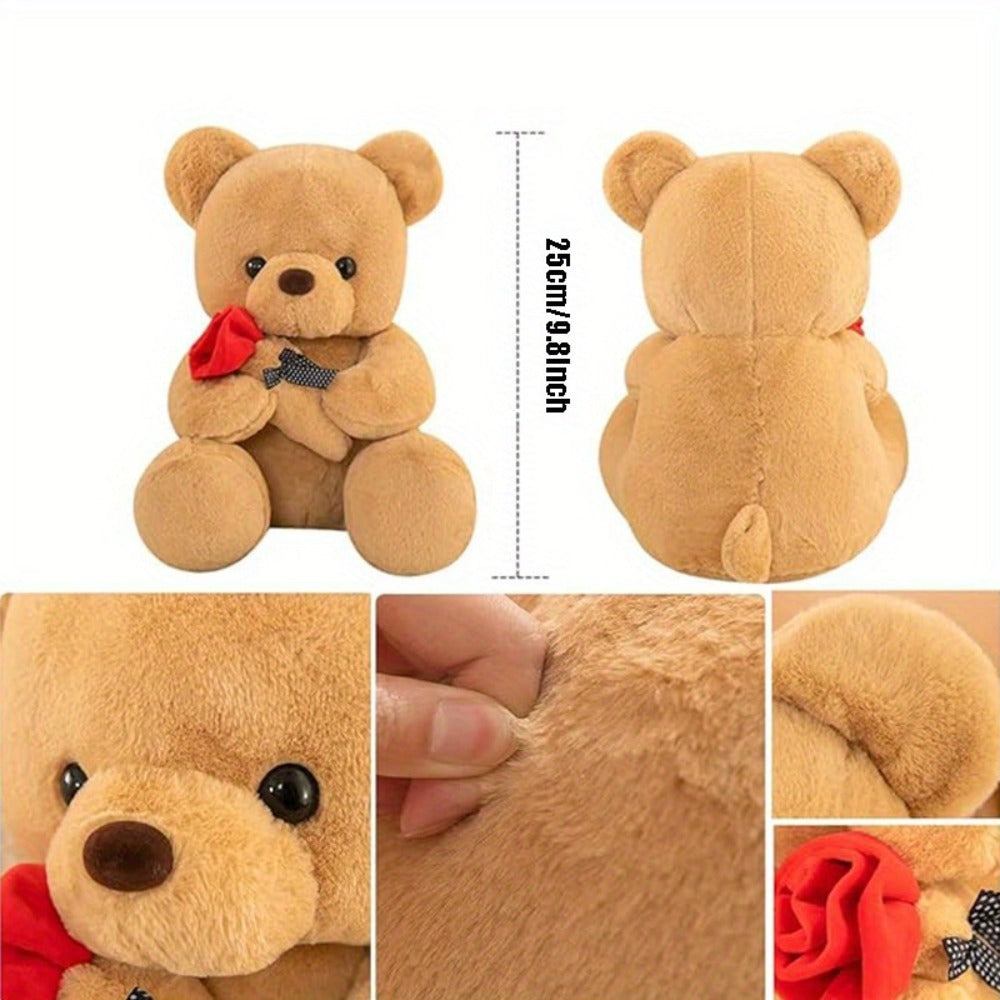 Teddy Bear Plush with Roses