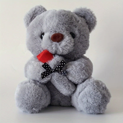 Teddy Bear Plush with Roses