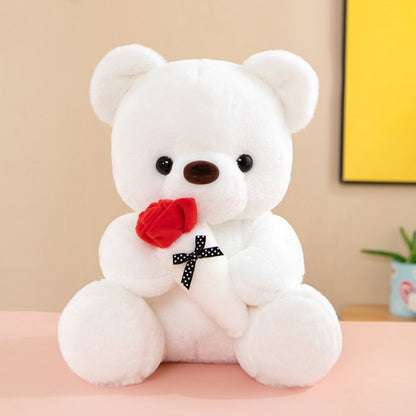 Teddy Bear Plush with Roses