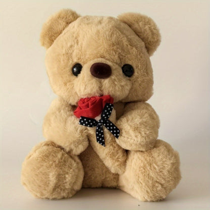 Teddy Bear Plush with Roses