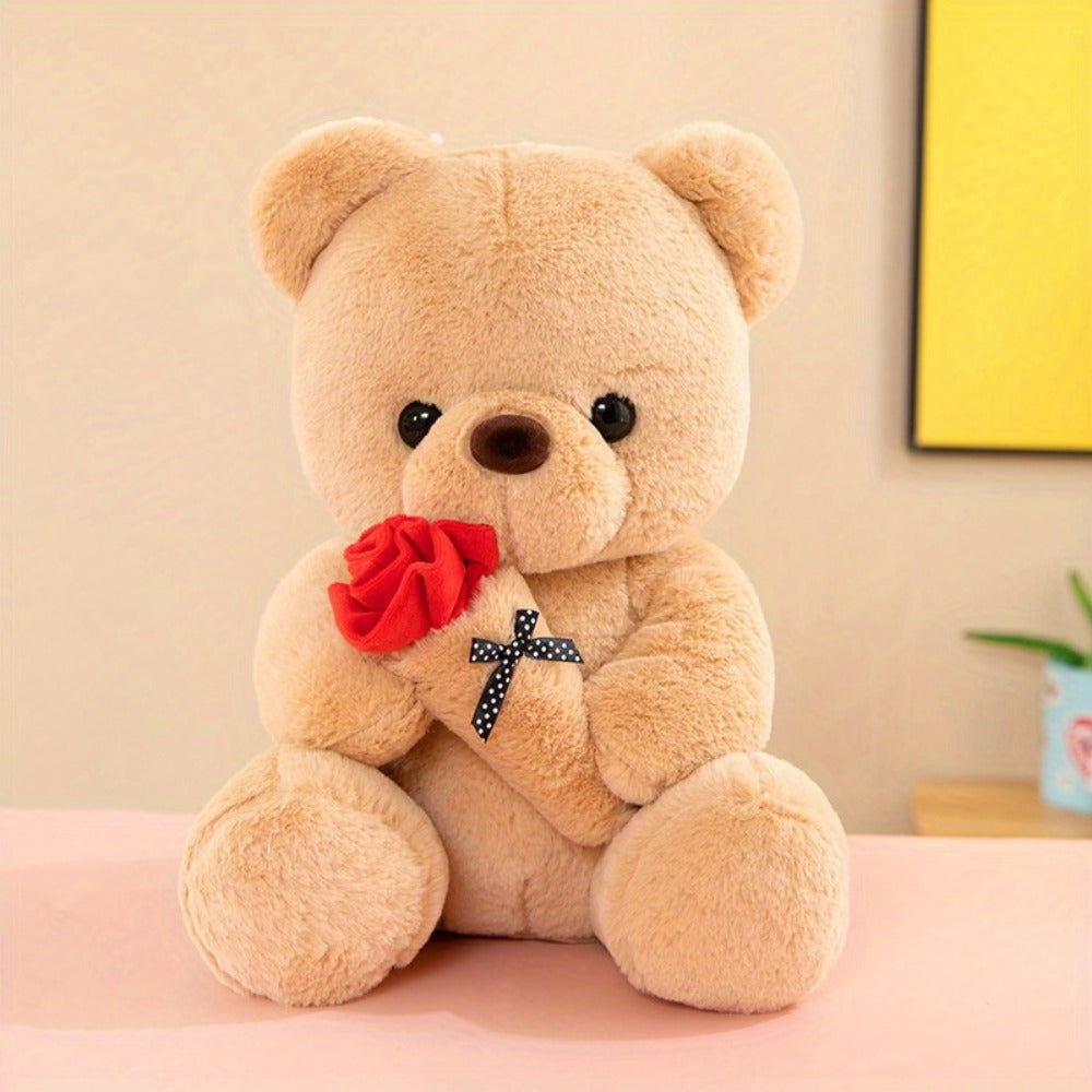 Teddy Bear Plush with Roses