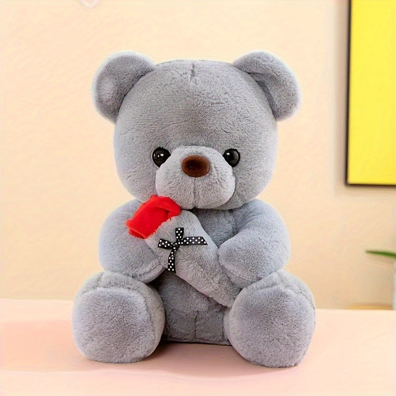 Adorable Rose Bear Plush