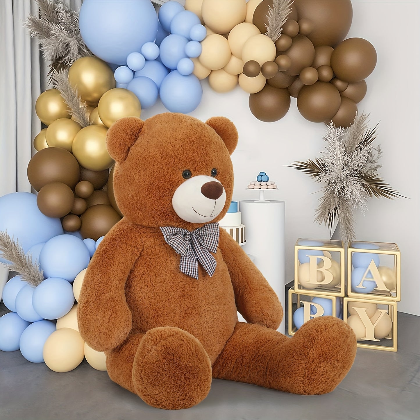 5ft Dark Brown Teddy Bear