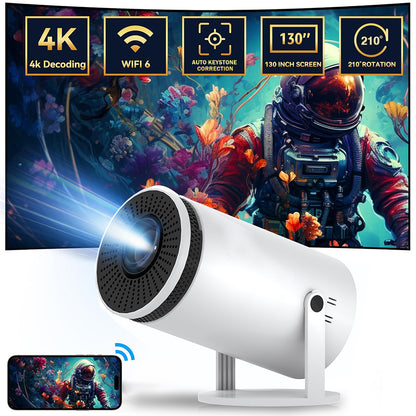 Portable 4K Mini Projector