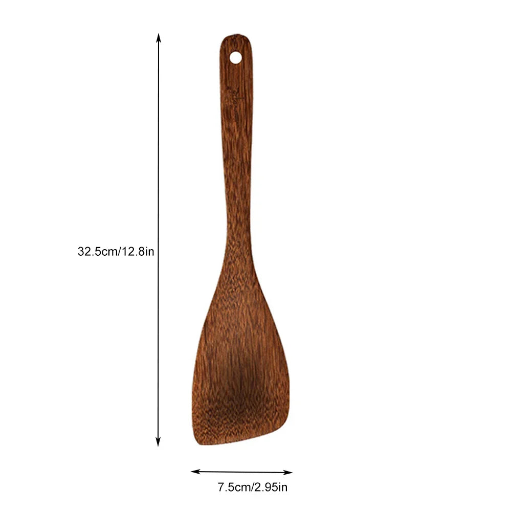 Non-Stick Wooden Cooking Utensils | Safe & Eco-Friendly Kitchen Tools