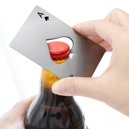 Sleek Card Bottle Opener - Compact, Durable & Convenient Tool