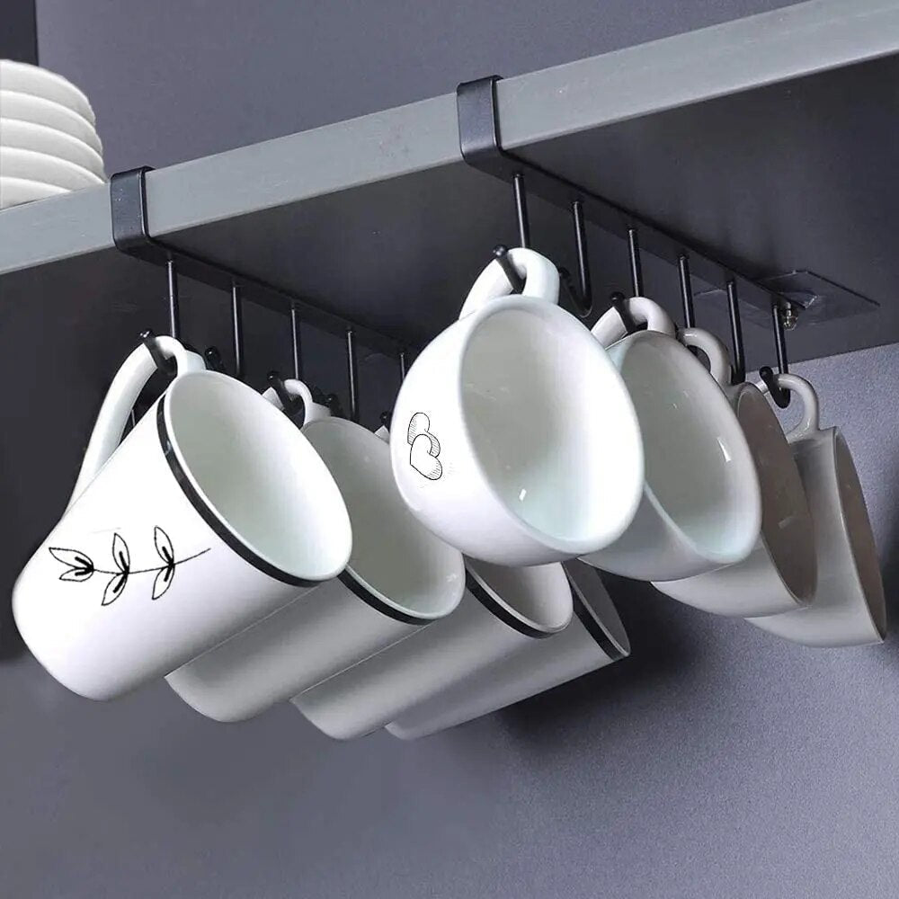 Multifunctional 6 Hook Holder | Organize Your Space with Ease