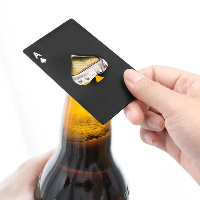 Sleek Card Bottle Opener - Compact, Durable & Convenient Tool