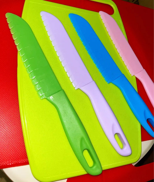 2pcs/set Plastic Fruit Knife