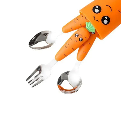 Carrot Baby Feeding Utensils