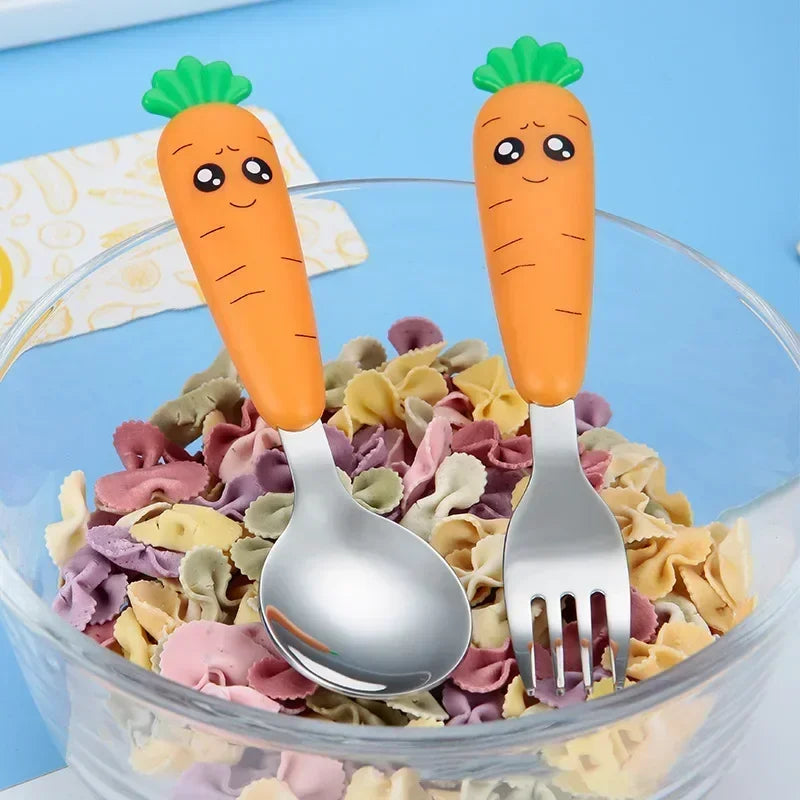 Carrot Baby Feeding Utensils