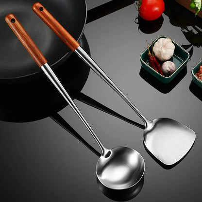 High-quality stainless steel cookware set with modern design