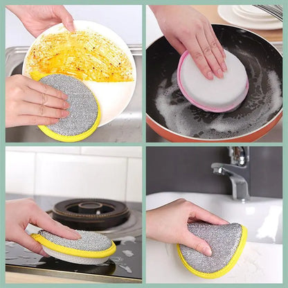 Double-Sided Dishwashing Sponge – Tough Scrub & Gentle Clean