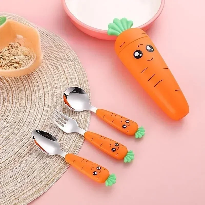 Carrot Baby Feeding Utensils