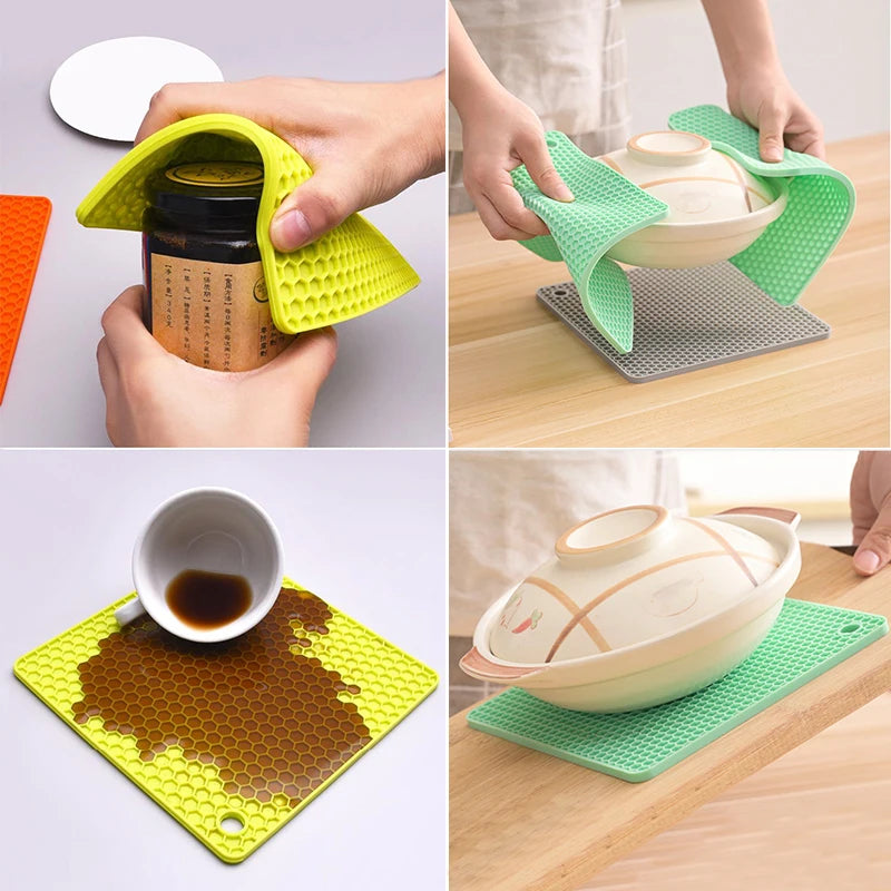 Shaped Silicone coasters