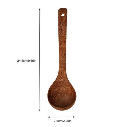 Non-Stick Wooden Cooking Utensils | Safe & Eco-Friendly Kitchen Tools