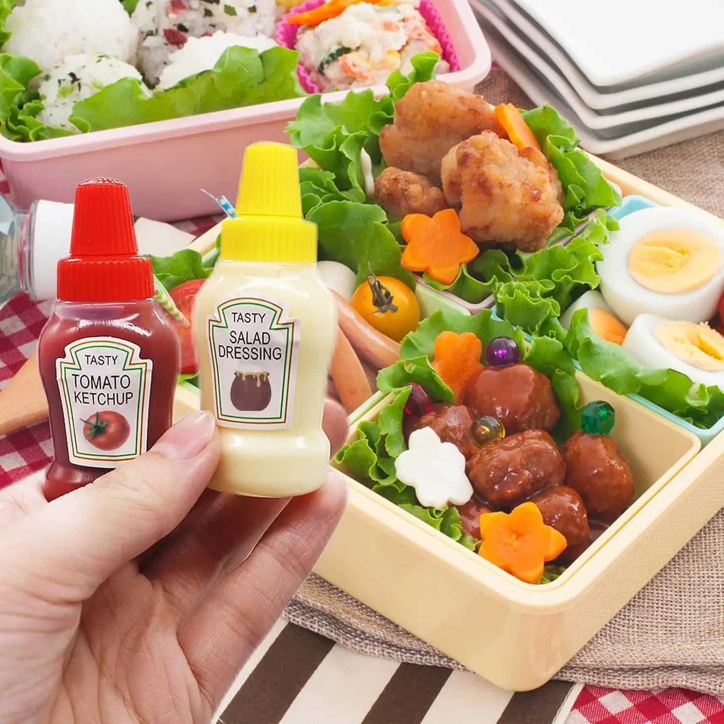 Kids Mini Condiment Bottles