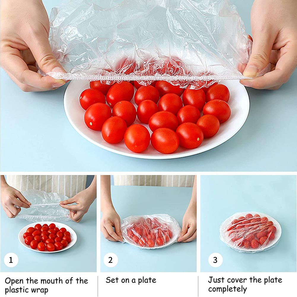 Super-Convenient Food Cover | Elastic Plastic Wrap | Hermes Kitchen