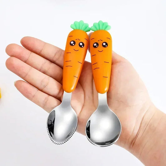 Carrot Baby Feeding Utensils