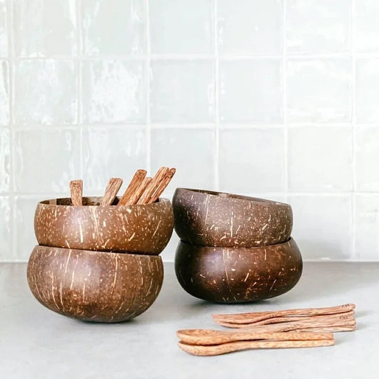 wooden bowl and Spoon Set