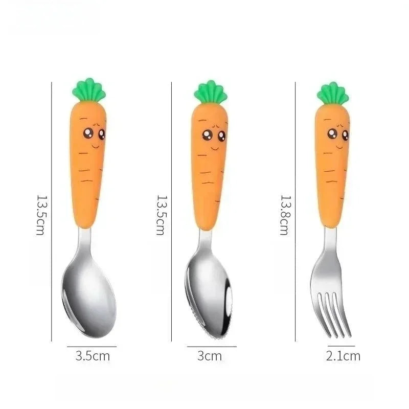 Carrot Baby Feeding Utensils