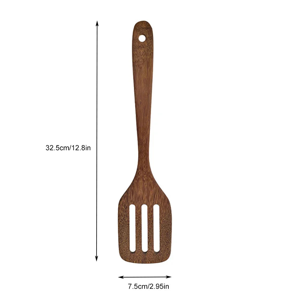 Non-Stick Wooden Cooking Utensils | Safe & Eco-Friendly Kitchen Tools