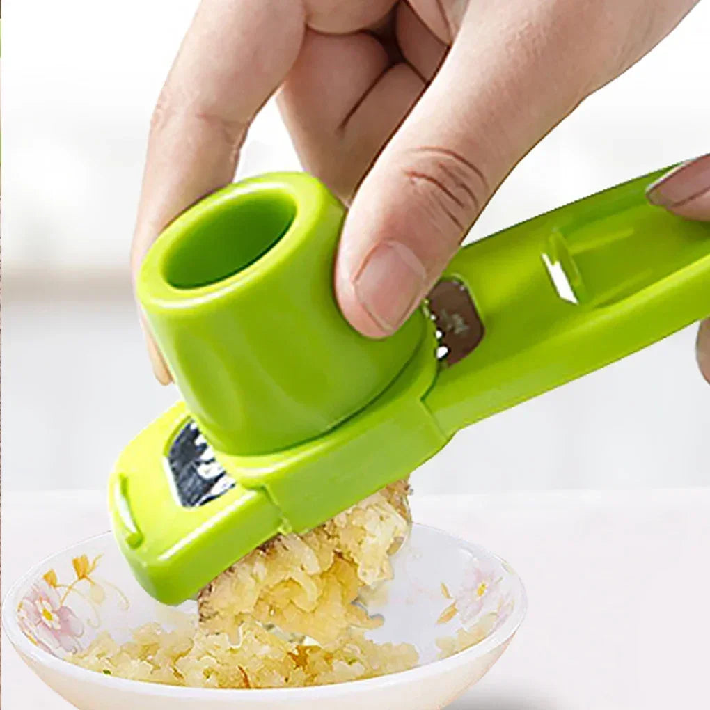 Multi-functional Garlic Crusher