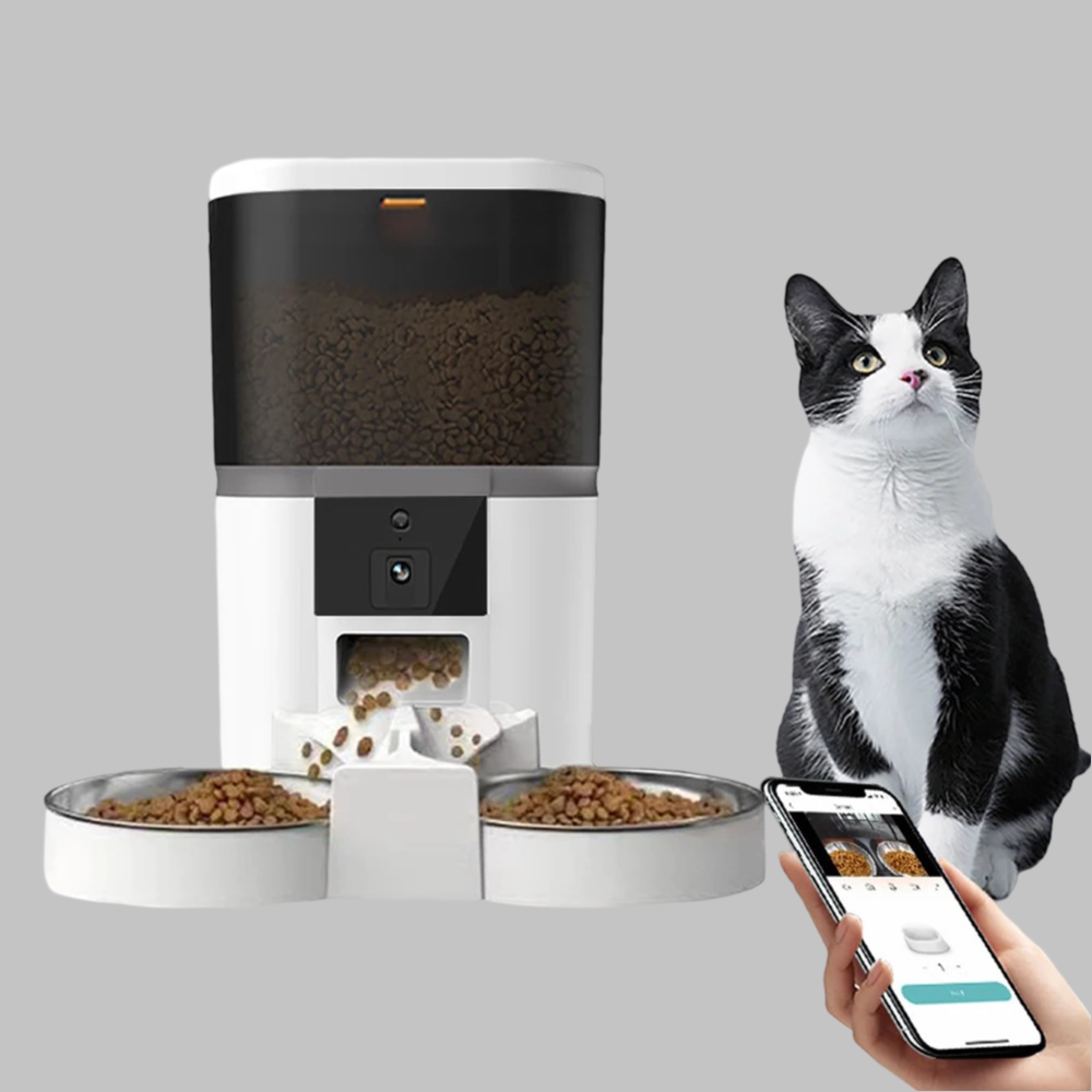 Automatic Pet Feeder with camera