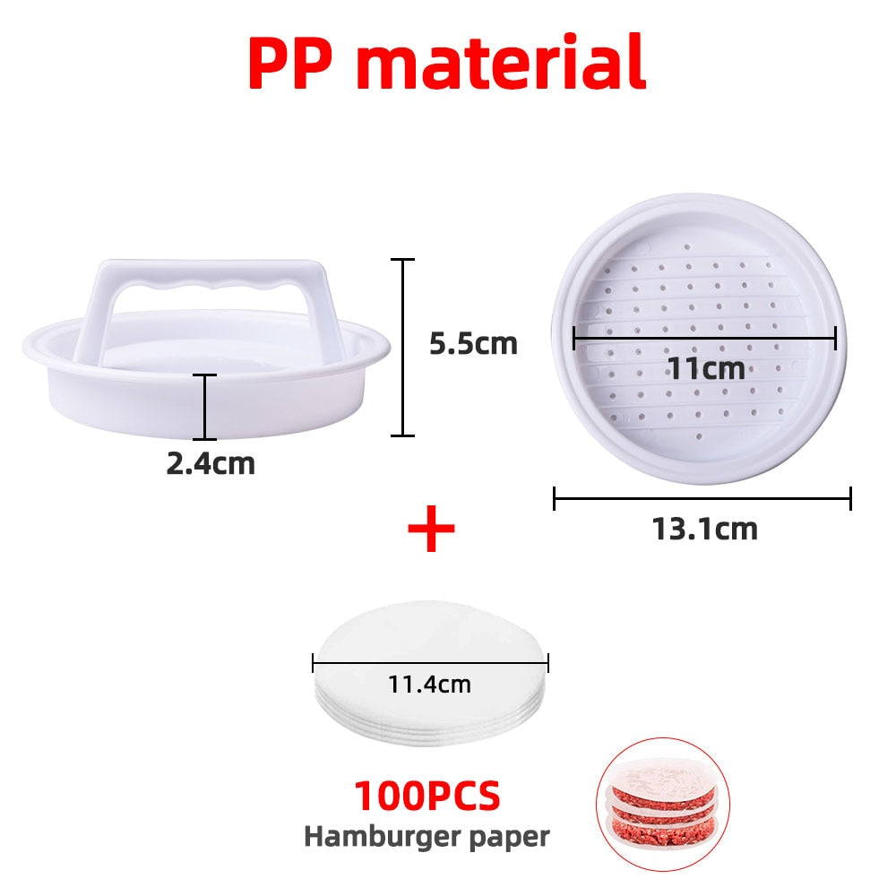 Burger Patty Maker & Stuffed Press - Perfect Patties by Hermes Kitchen