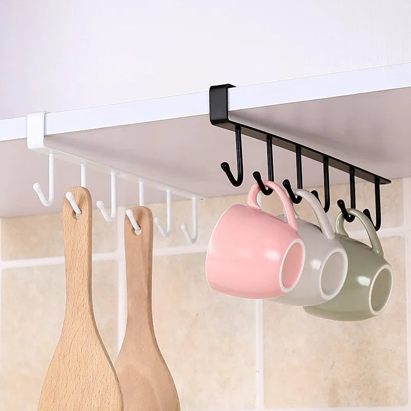 Multifunctional 6 Hook Holder | Organize Your Space with Ease