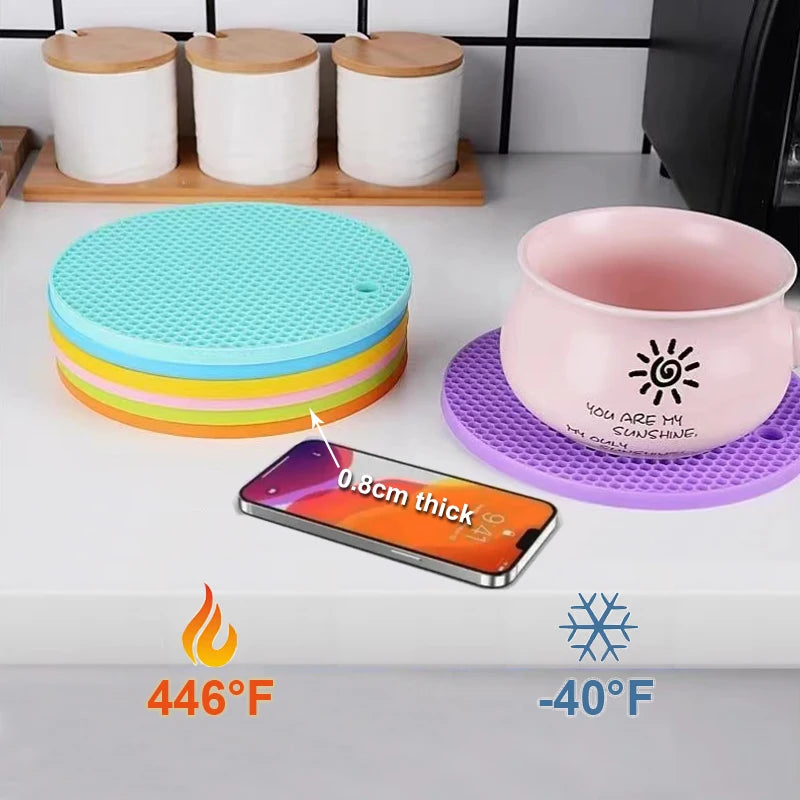 Shaped Silicone coasters