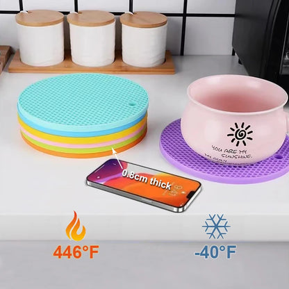 Shaped Silicone coasters