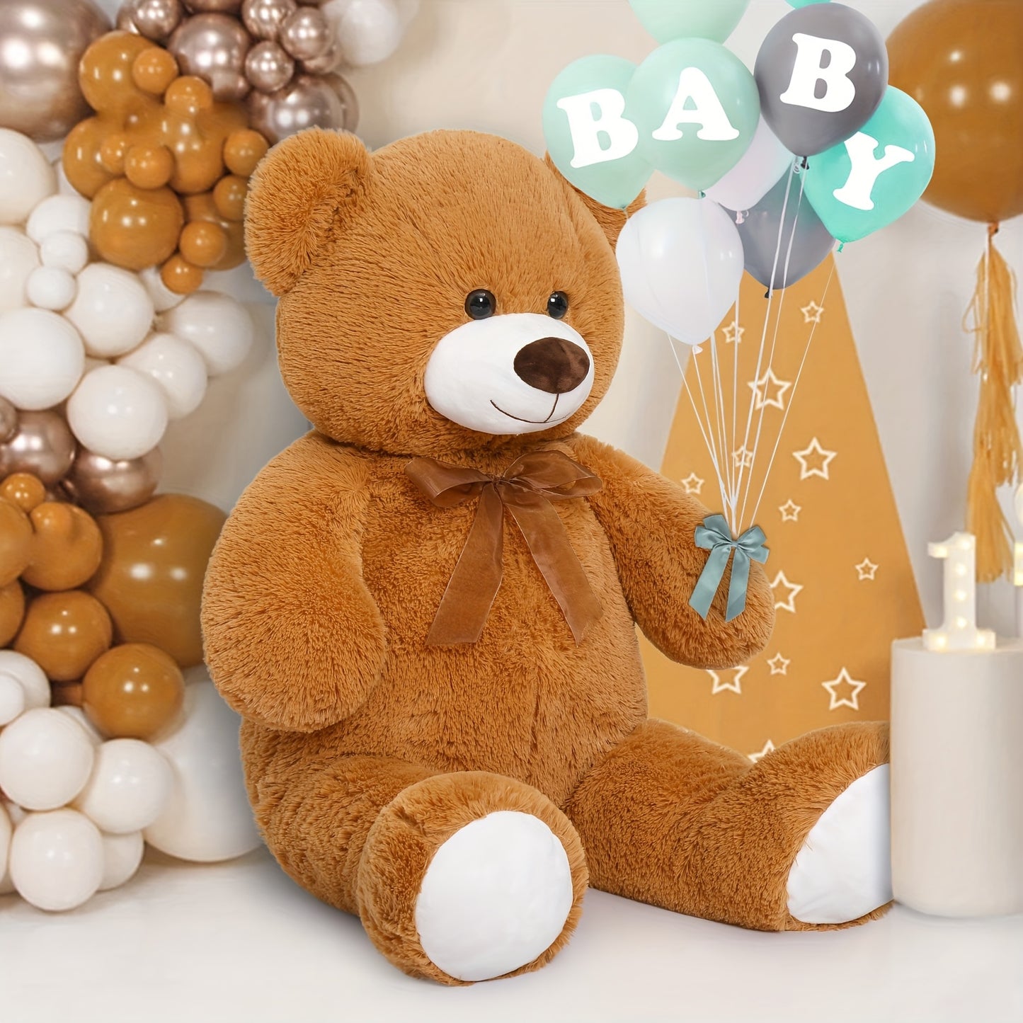 36" Soft Brown Jumbo Teddy Bear